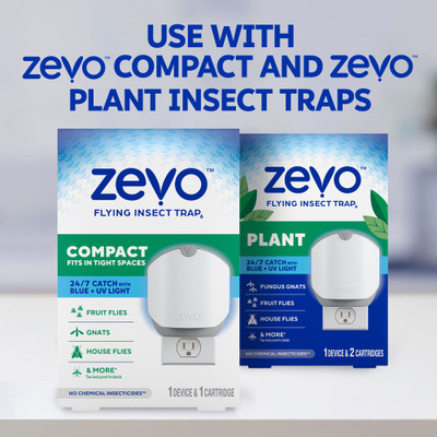 Use with Zevo Compact and Zevo Plant Insect Traps.