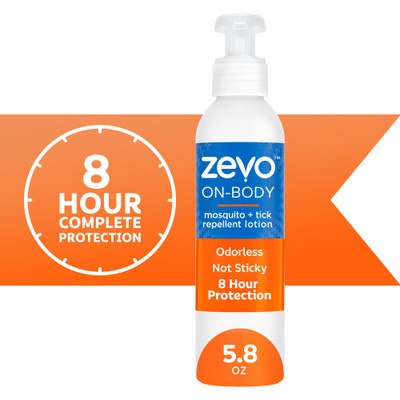 On-Body Mosquito and Tick Repellent Lotion Front of Pack