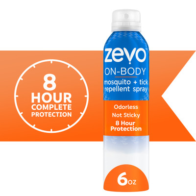 On-Body Mosquito and Tick Repellent Aerosol Spray Front Of Pack