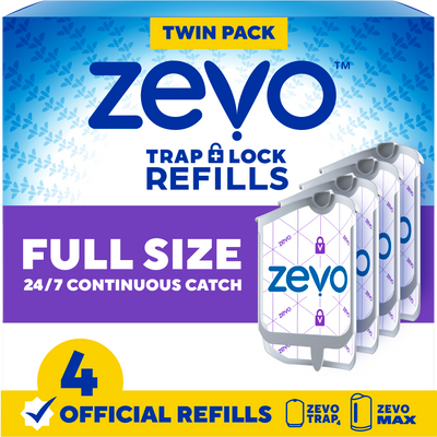 Flying Insect Trap, Fly Trap Refill Cartridges  (Twin Pack, 4 Cartridges)