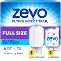 Flying Insect Trap, Fly Trap (1 Plug-In Base + 1 Cartridge)